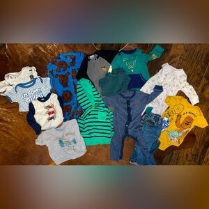 Baby Boy Clothing Bundle 6-9mo